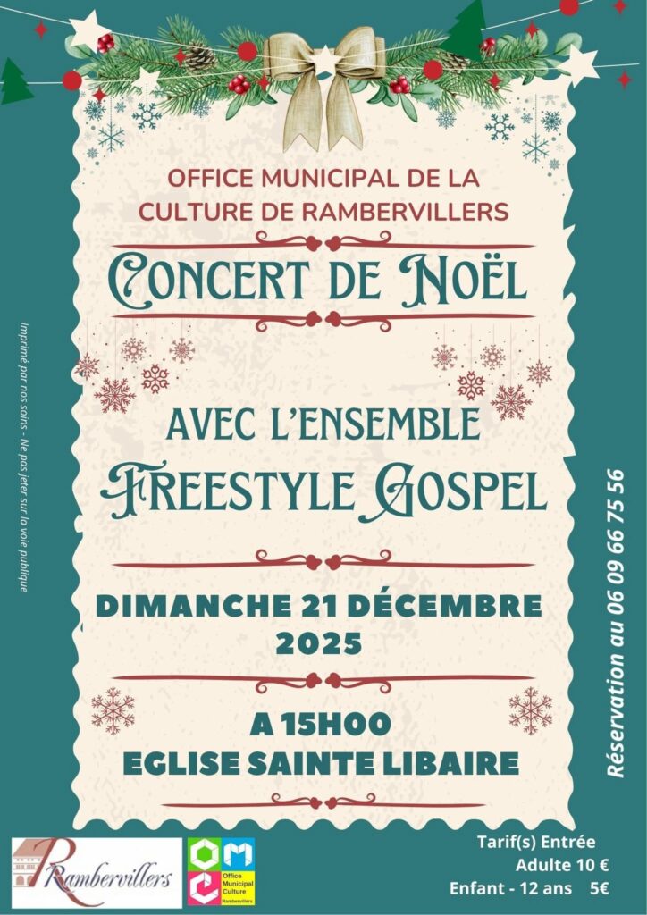 Concert de Gospel à Rambervillers